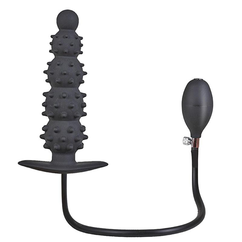 Größte 12 cm aufblasen Analstecker Riesige Buttplug Dildo Spike stimulieren Sexspielzeug für Frauen/Männer Masturbatoren große A
