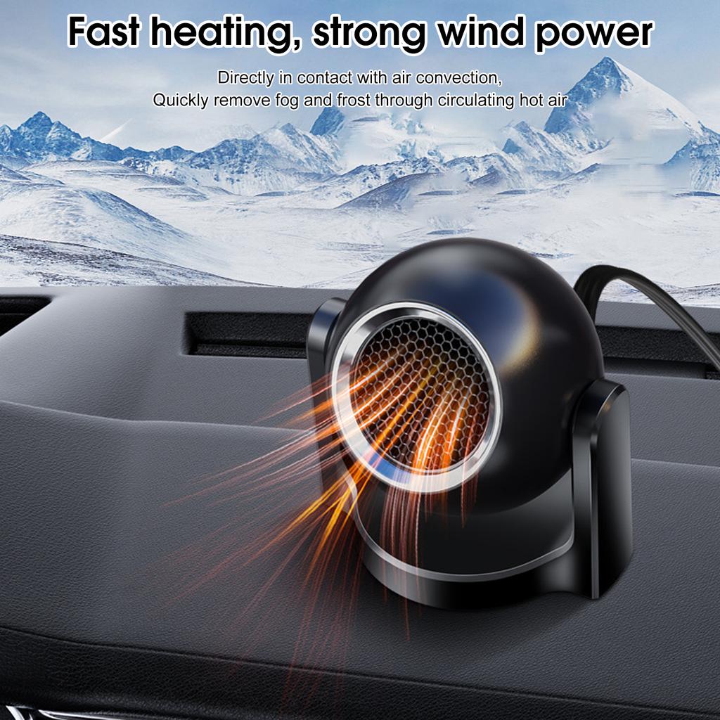 Car Heater 12V 120W Car Heater Defogging and Defrosting Heater for Car Portable Car Heater High Heating Rate Cigarette