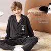 Boys' Pure Cotton Antibacterial Bamboo Panda Pajamas