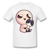 Кавайная одежда The Binding of Isaac Милый персонаж Футболка с кошкой Гаппи Смешные топы Унисекс Повседневные топы Аниме-футболка Ropa Hombre