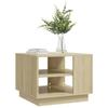 VidaXL Table basse Chêne Sonoma 55 x 55 x 43 cm Aggloméré