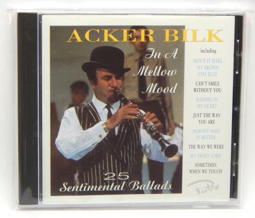CD ACKER BILK - In a Mellow Mood PLSCD163 Kaz Records 1997 UK Jazz Used