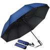 GEKETY Folding Automatic For Both Sunny and Rainy Large Super Water Wind Light Heat Over UV Folding Less Than 8 Ribs Men's Umbrella, One-Touch