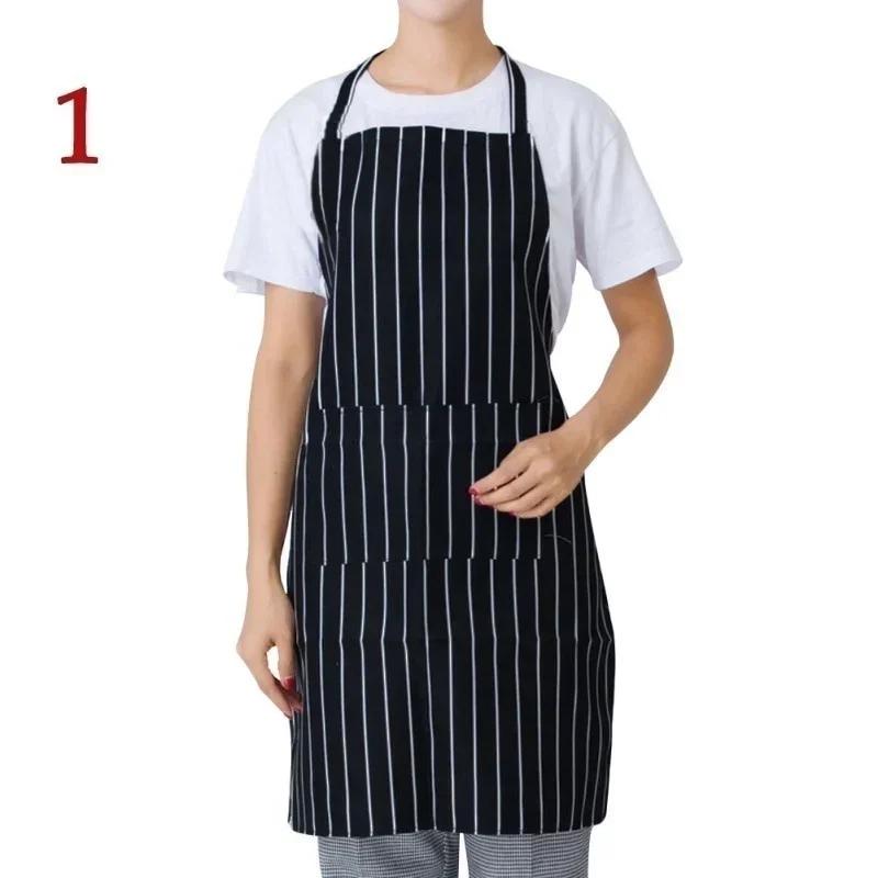 Apron Dress 2 Pockets Waiter Aprons Bibs Womens Mens Cooking Chef Restaurant Kitchen Accessories Household Items
