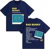 Bad Bunny Debi Tirar Mas Fotos Album 2026 Tour Tshirt Unisex Women Fashion Hip Hop T Shirts Cotton Oversized Casual Short Sleeve