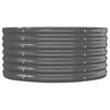 Raised Garden Bed Galvanized Steel 152 x 80 x 36 cm Anthracite Grey
