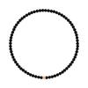 [Bnbgold] 14K Petite Cutting Ball Black Spinel Wish Bracelet Chb41120