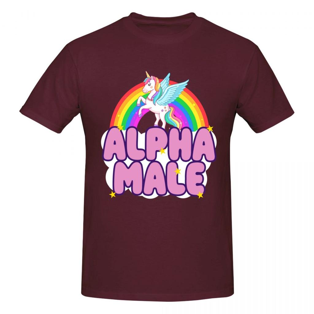 Unisex Alpha Male Cute T Shirt Vintage Oversized Oneck Cotton Custom Sleeve Shirt Unisex