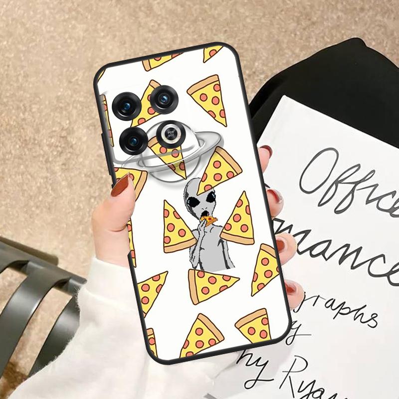 Funny Pizza Best Friends Case For OnePlus 10 Pro 10T 8T 13T 15 13 12 11 15R 13R 12R Nord 5 CE 4 2 3 Lite N20 N30 Cover
