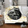2pac Customize Your Name Blanket Lightweight Customizable Blanket Comfortable Perfect for Nap Seaside Office Living Room Four Seasons Multipurpose