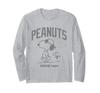 Outline of Peanuts Snoopy and Founded In Long Sleeve Woodstock, 1950. T-shirt