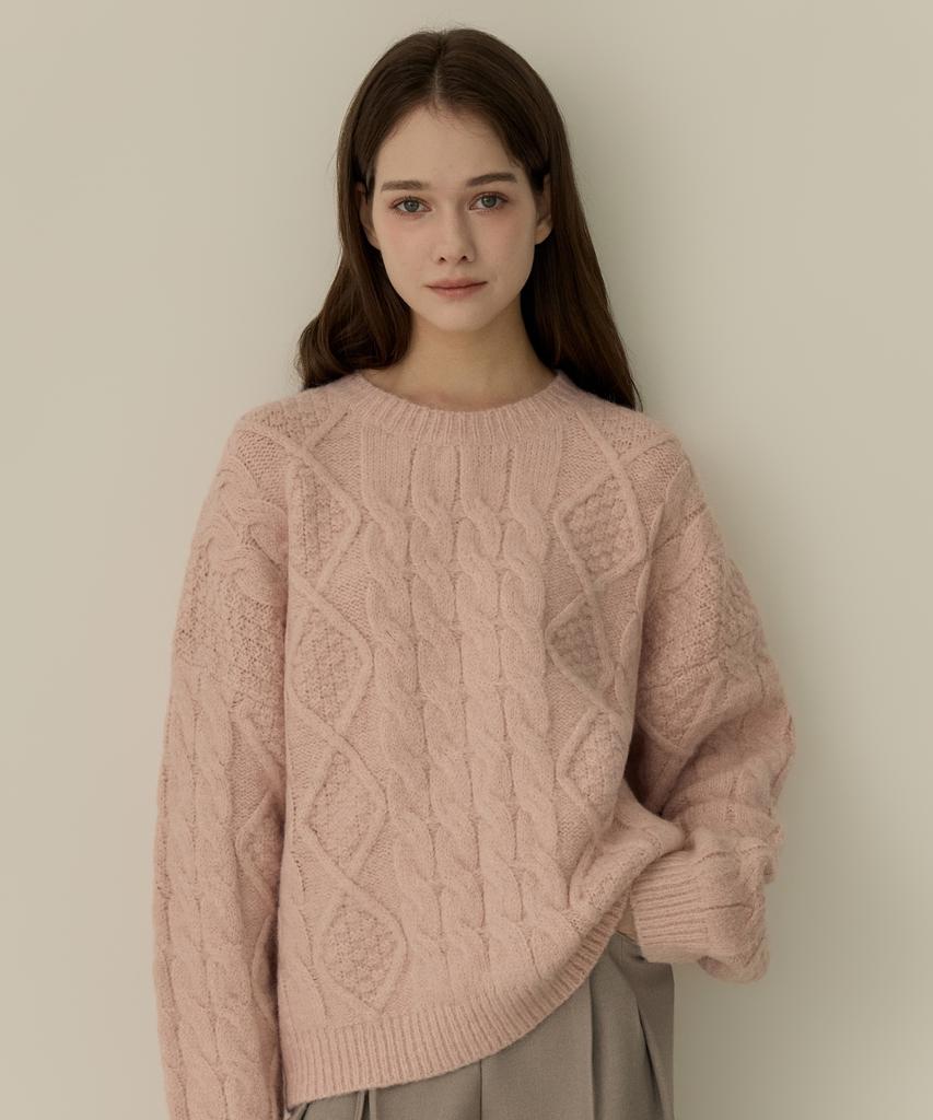 ELLIOTI Fisherman Crewneck Sweater_2Color