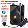 48 Вт проводной/беспроводной микрофон, Bluetooth-динамик, усилитель для классной комнаты, динамик, усилитель для гида, TF-карта, USB