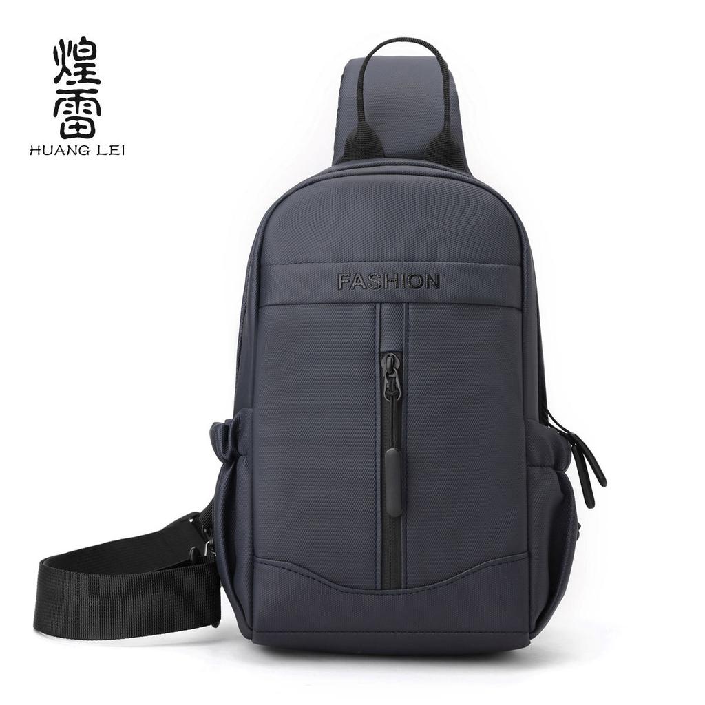 New Breast Bag Men's Backpack Versatile Casual Shoulder Messenger Bag Men's and Women's Trend Fashion Satchel Men's Bag Tide
