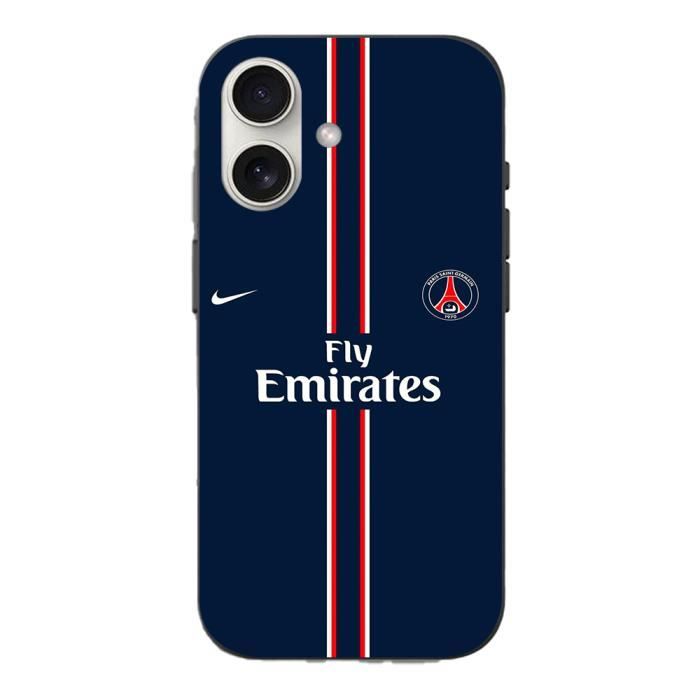 Coque - Paris Saint Germain - Iphone 16 Plus - Souple - Sportif - Bleu