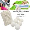  Sheep 6-Pack Premium Wool Dryer Balls Reusable Natural Fabric Softener 6CM 