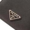 Used AUTHENTIC PRADA Phone case neck pouch Triangle logo Saffiano Black