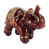 Elephant Statue Durable Resin Cute Elegant Attract Wealth Round Corner Elephant Decor for Home Bedroom Office