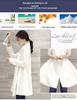 Women's 2025 Spring/Summer Loose-Fit Long Sleeve White Shirt: Trendy Korean Style, Versatile Oversized Design
