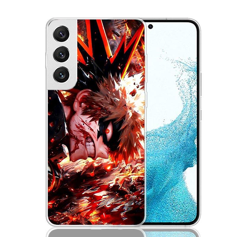 Бактего Кацуки MHA Мой герой Чехол для телефона для Samsung Galaxy S26 S25 Edge S24 S23 FE S22 Ultra S21 Plus S20 + Fundas Cover Coque Ga