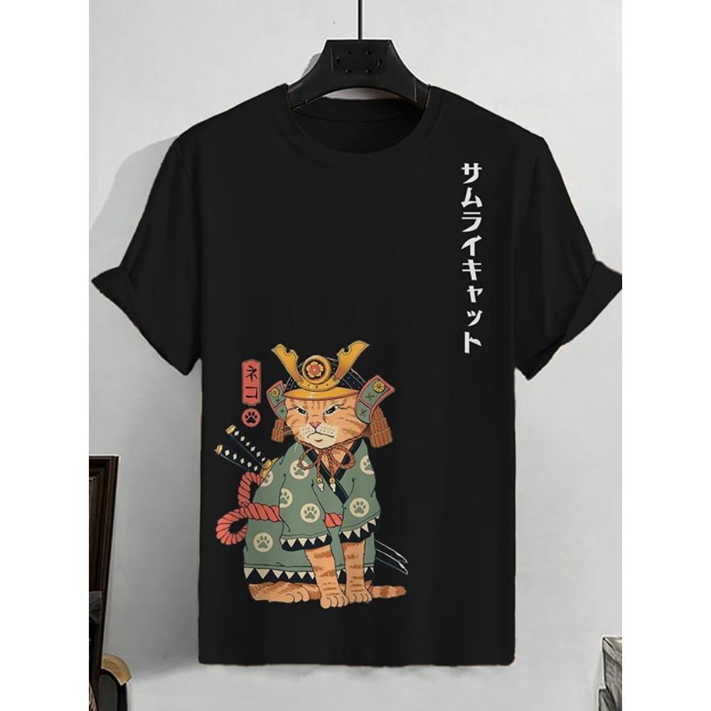 Summer Cartoon Funny Beer Cat 3D Print T-Shirts Men Women Short Sleeve T Shirt Oversized Harajuku Y2k Tops Casual Tees Man Clothing