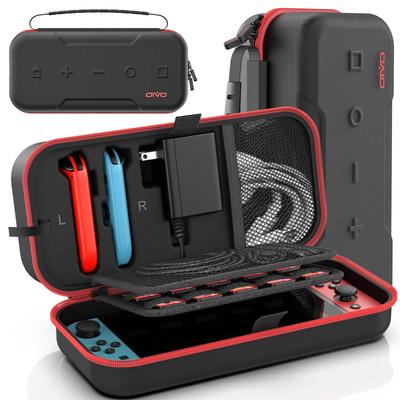 OIVO Большая сумка для хранения для Switch Портативный защитный чехол для переноски Защита от царапин Водонепроницаемая дорожная сумка для N-Switch OLED