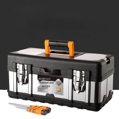 Ящик для инструментов из нержавеющей стали Green Forest: Многофункциональное хранилище для оборудования и электрики
