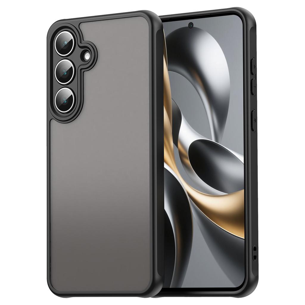 Для Samsung Galaxy S25 FE Чехол Ударопрочный С подушками безопасности Матовый Полупрозрачный ПК+ТПУ Задняя крышка телефона