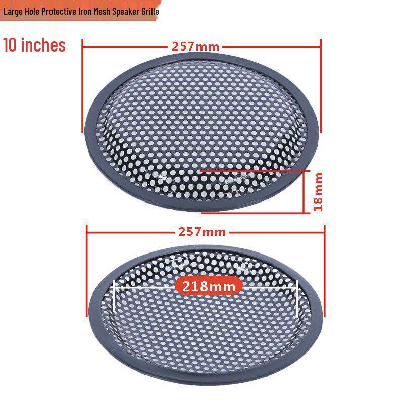 Brand New Multi-Size Metal Mesh Speaker Grill: Dustproof Protection for 5-15 Inch Horns