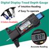 Digital Car Tyre Tire Tread Depth Gauge Meter Auto Tire Wear Detection Measuring Tool Caliper Thickness Gauges Monitoring System