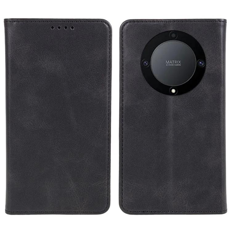 Для Honor X40 5G / X9a 5G / Magic5 Lite 5G чехол для телефона из искусственной кожи с текстурой телячьей кожи, защитный чехол-кошелек с подставкой