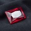 Natural Red Ruby 9.45ct Emerald Cut Certified Loose Gemstone