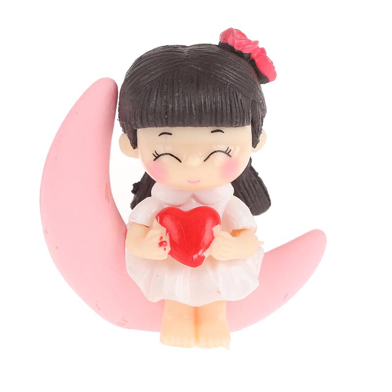 1 пара романтических фигурок лунной пары, украшения своими руками, бонсай, украшение домашнего стола