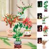 Plastic Bonsai Assembly Model Block Desktop Ornaments Plant Puzzle Blocks Toy  Toy