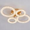 Glamour Crystal Ceiling Lamp Hanging Chandelier Ceiling LED + Remote Control 61W