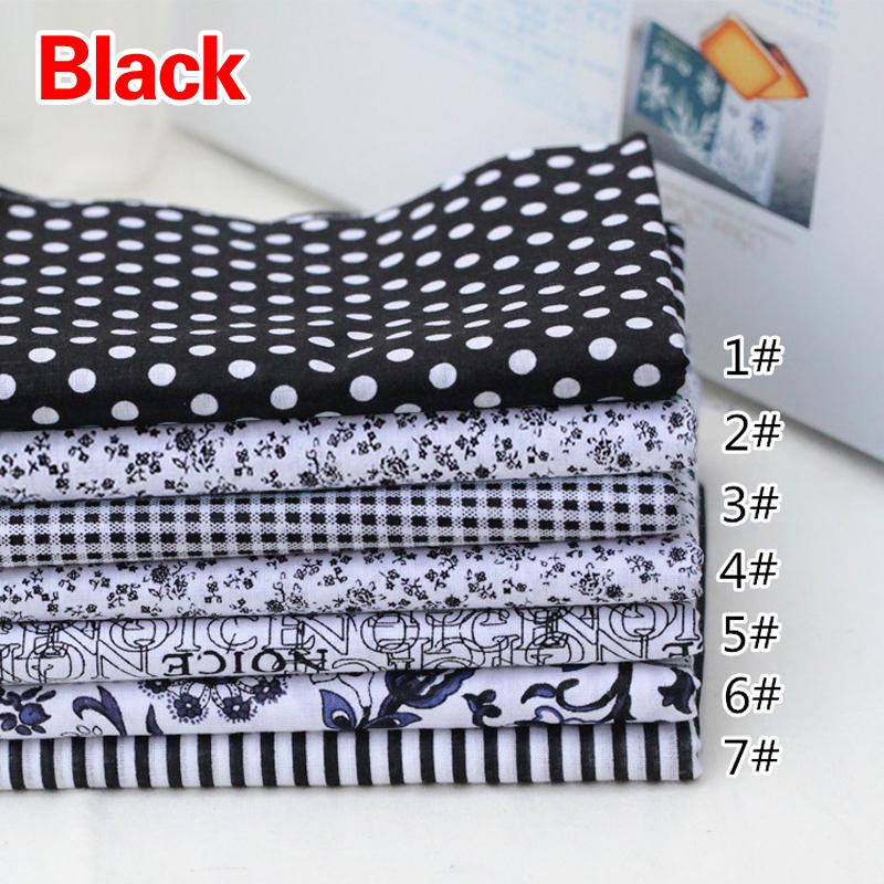 7pcs Scrapbook Sewing Crafts Cotton Fabric Bundle Handcrafts Patchwork Handmade Quilting Diy