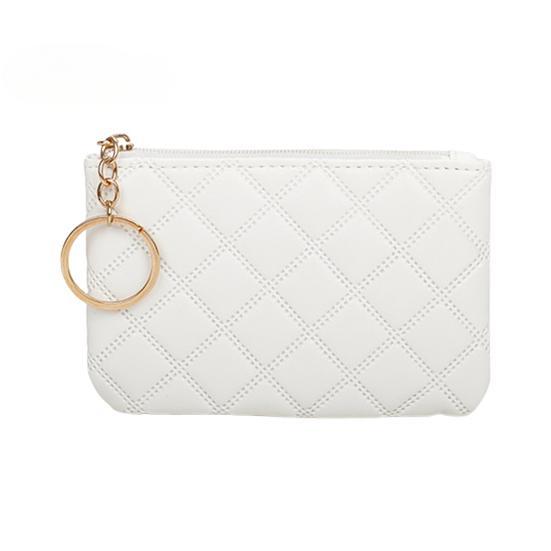 Женский кошелек портативный мини искусственная кожа гладкий молния брелок держатель для карт однотонный тонкий кошелек монетница взрослая сексуальная одежда MIT