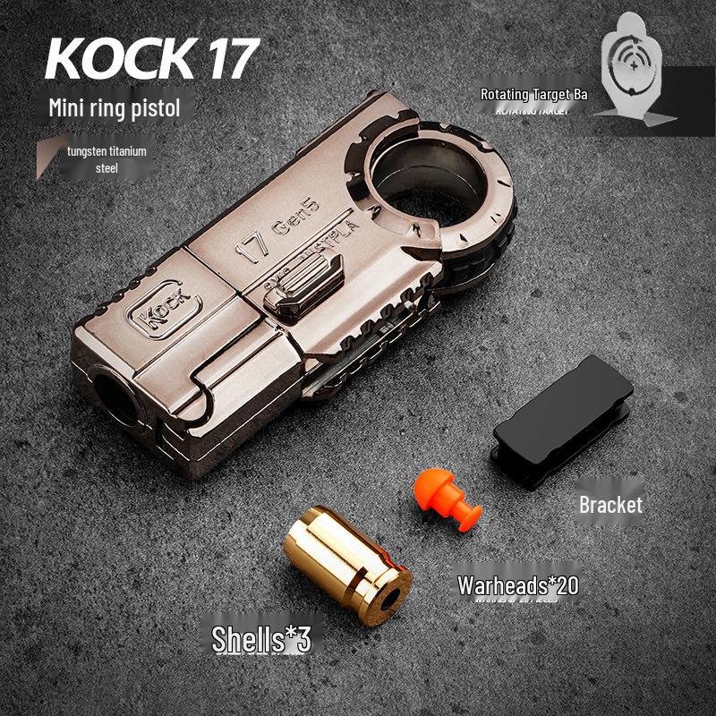 Игрушечный пистолет EDC с мини-металлическим эжектором для снятия стресса