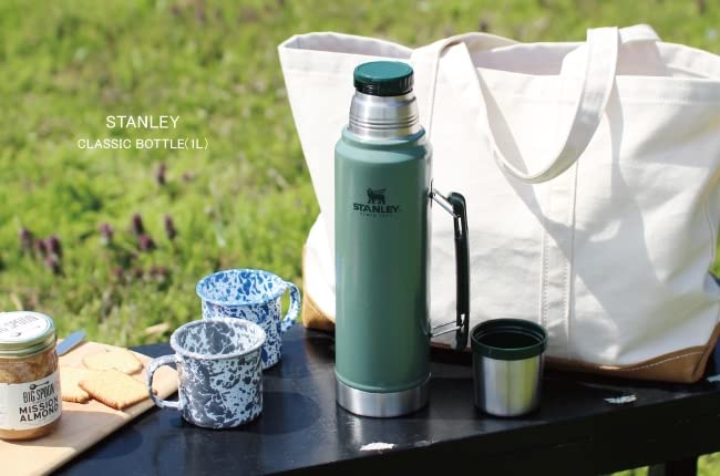 STANLEY Классический вакуумный термос 1 л матовый черный термос из нержавеющей стали термоизоляционный термос подарочный термос можно мыть в посудомоечной машине японский