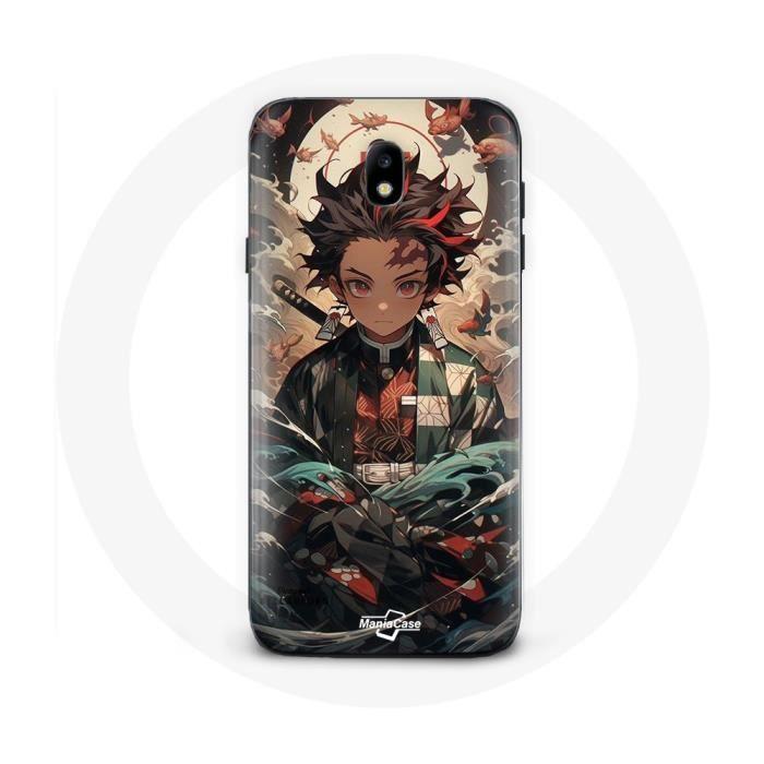 Coque - Maniacase - Samsung Galaxy J3 2017 - Demon Slayer Tanjiro - Souple - Mixte