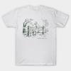 Asian Size Men Black Print T-shirt A Childhood Memory In Hundred Acre Wood No-Cut Print Cotton Tshirt