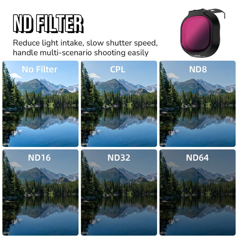 Lightweight Filter ND/PL Neutral Density CPL UV HD Optical Lens for DJI Neo 2 Drone Accessories