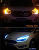 45CM RGB Sequential LED DRL Strip Bluetooth APP Control