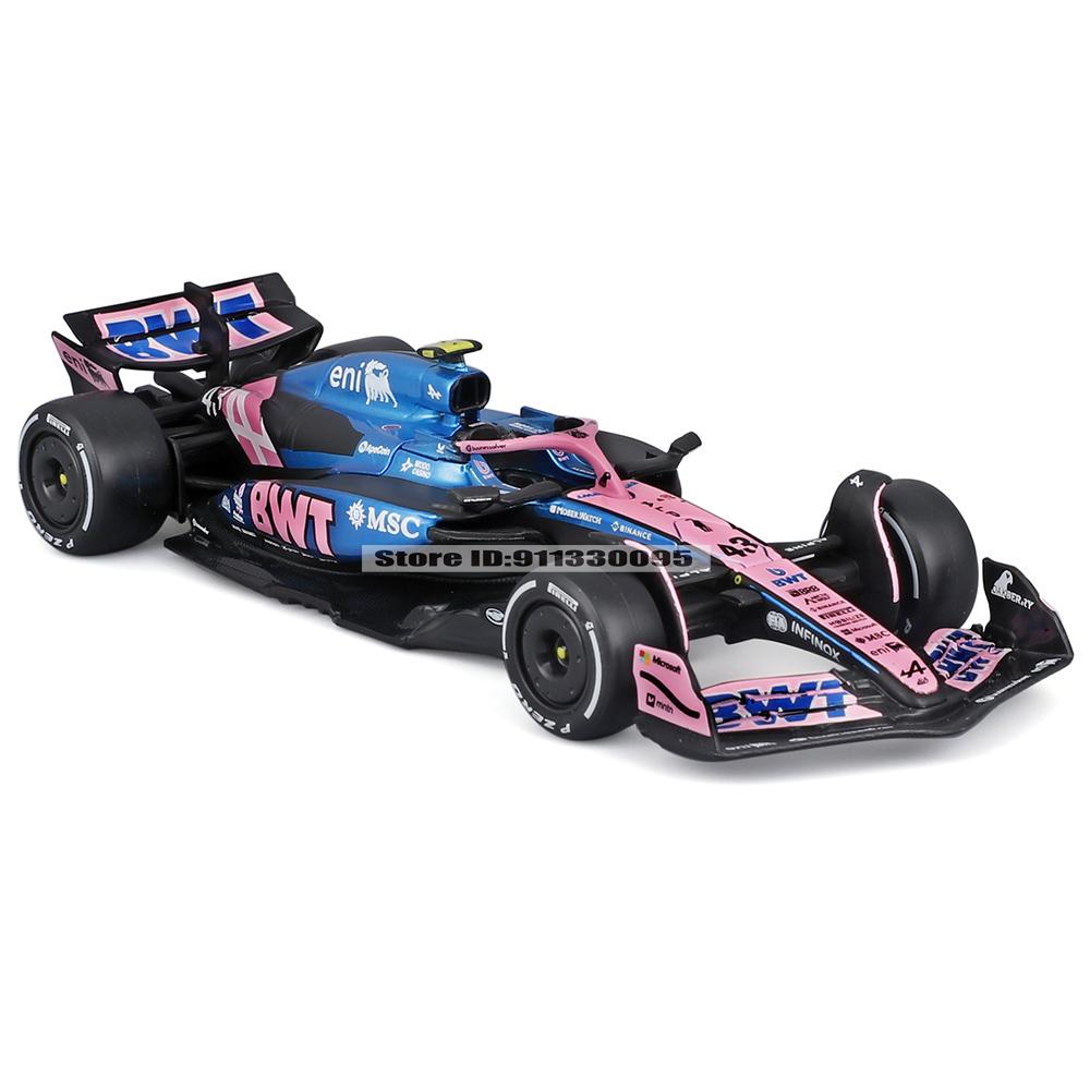 Ббураго 1:43 2025 F1 BWT Alpine Formula One Team #10 Пьер Гасли #43 Франко Колапинто Металлическая модель автомобиля литье под давлением Игрушка Коллекционная