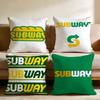 Чехол на подушку S-Subway для дома и автомобиля, многоцелевой чехол на подушку - Двусторонний, Мягкий и прочный для ежедневного использования