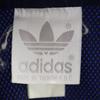 Adidas 80-е Винтажная серебряная бирка 3 полоски Ветровка M Темно-синий Спортивные куртки Мужская Б/У