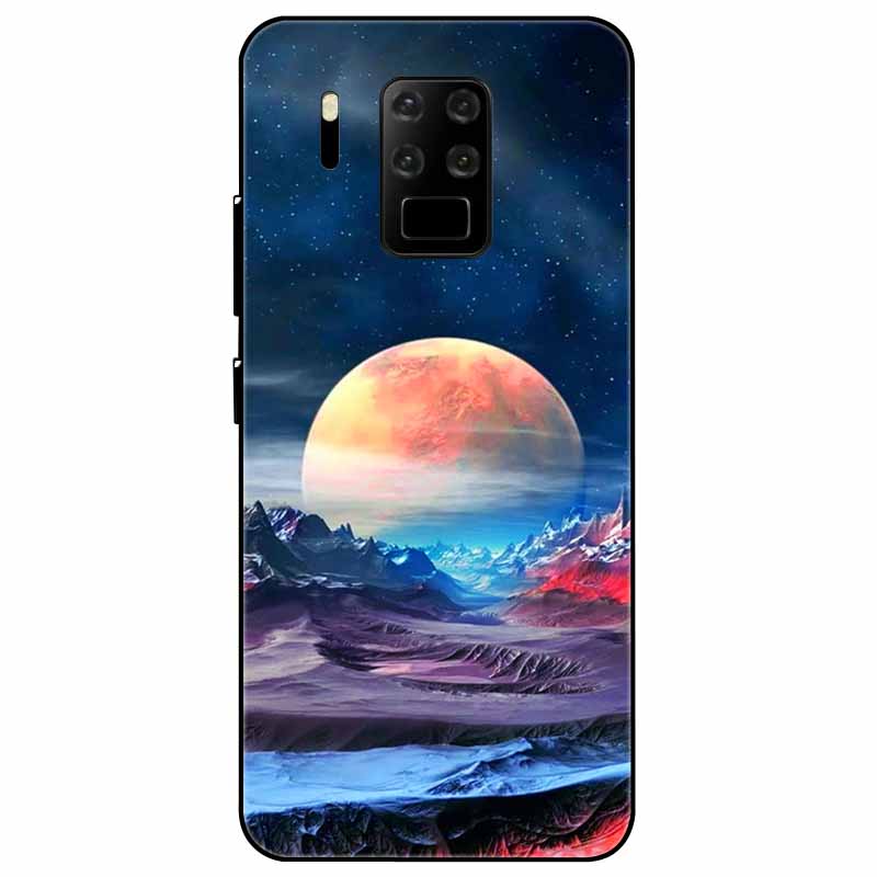 Для OUKITEL C18 Pro C21 C21Pro Чехол Силиконовый Черный Мягкий Защитный Funda Capa для OUKITEL C21 Pro C18 Pro Чехол TPU Мультяшный Чехол