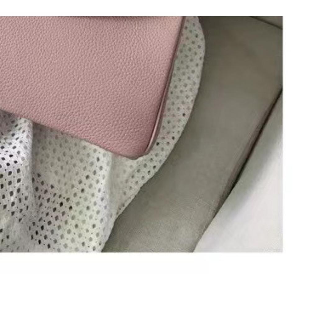 Factory direct wholesale lychee pattern first layer cowhide 25cm/30cm silver buckle platinum bag, genuine leather women's bag lady