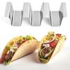Stainless Steel Taco Holder Double-Sided Tortilla Tray Burrito Holder Taco Display Stand
