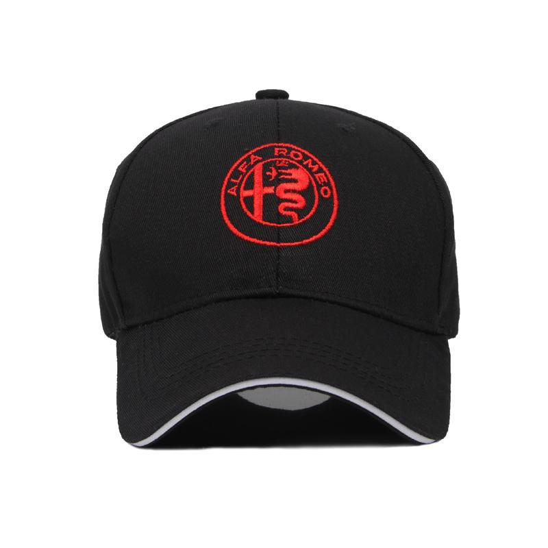 XTXG4 New style Alfa Romeo Car Hat Trend Handsome Racing Team Locomotive Caps Duck Tongue Baseball Unisex Style Cap Club Active Hat